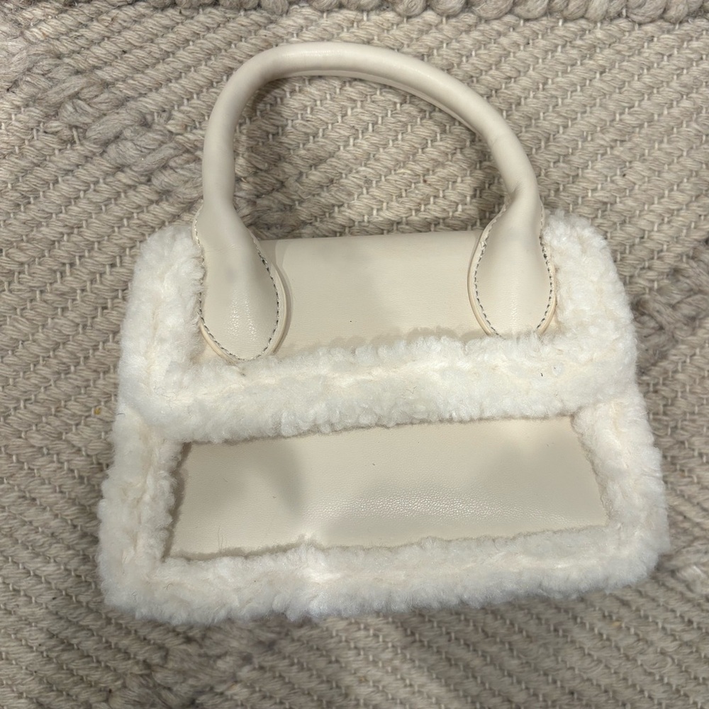 Shearling Top Handle Billini Purse
